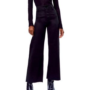 Zara High Waisted Sailor Straight Jean